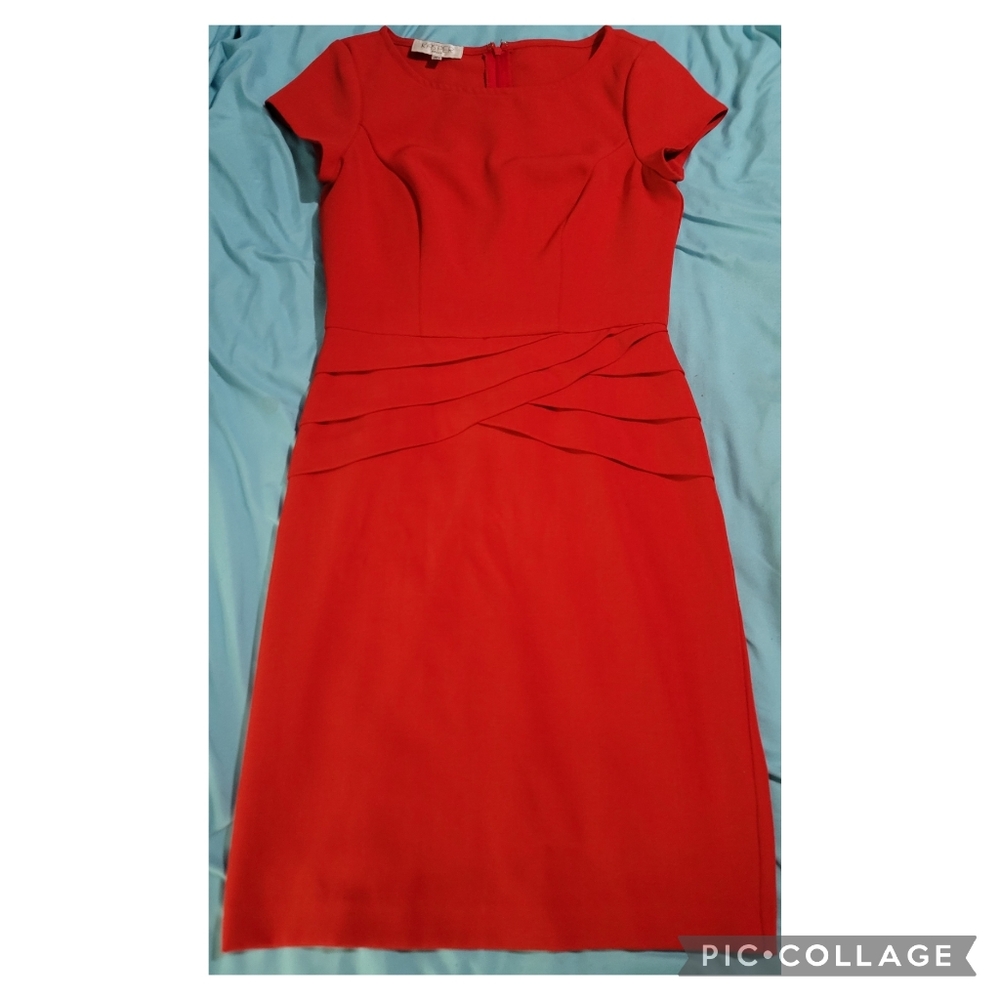 Beautiful Red Business Dress Classy